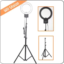 40W 5400K Studio Fluorescent Ring Light with 200CM Stand Kit for Photography Camera Phone Photo Make Up Selfie