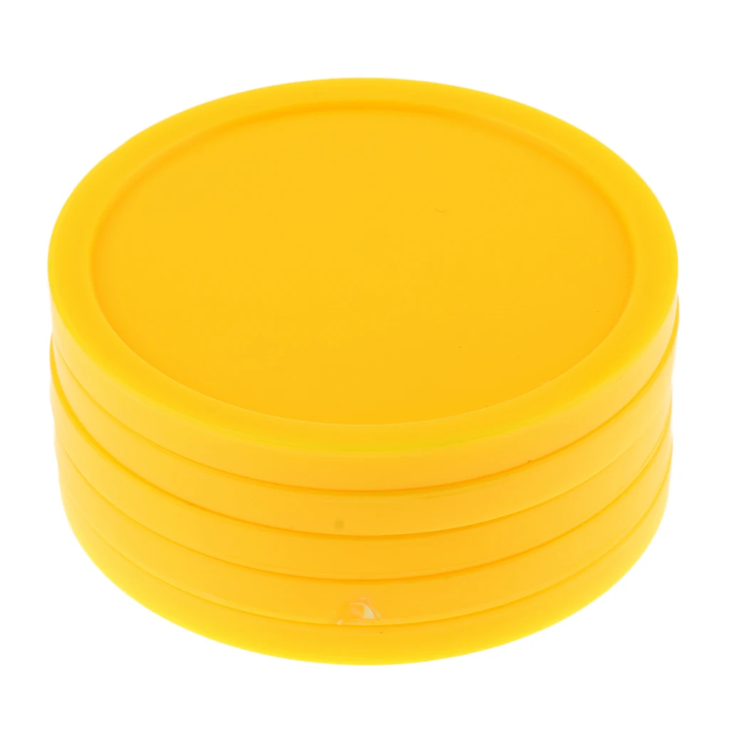 5 Pieces 82mm Air Hockey Replacement Pucks For Game Tables Accessories Standard Air Hockey Equipment Pucks