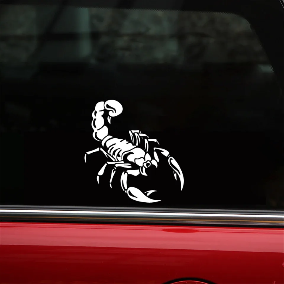 Car Styling Stickers 3D Cute Scorpion Motorcycle Car Stickers Funny Car Stickers For W VW Audi Ford Toyota  (6)