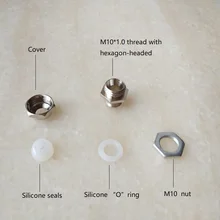 10 шт./лот M10/M12 PG7 Никель никелированная латунь металл IP68 Водонепроницаемые кабельные сальники разъем провода