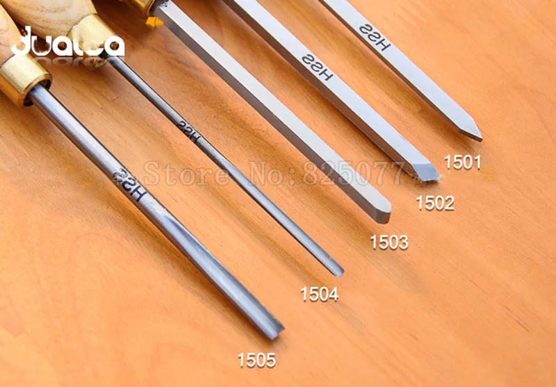 5PCS High Speed Steel HSS Small Woodturning Chisel SET For Small Details Tools JF1626 5PCS High Speed Steel HSS Small Woodturning Chisel SET For Small Details Tools JF1626