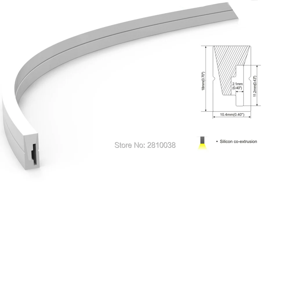 10X5 м наборы/Лот развивающий гибкий светодиодный профиль прямоугольного типа гнущийся светодиодный алюминиевый профиль для стен или напольных светильников