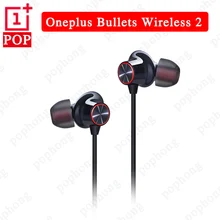 Оригинальные беспроводные наушники Oneplus Bullets 2, bluetooth-гарнитура, наушники с зарядкой, OnePlus Bullets 2, магнитное управление для Oneplus 7 Pro