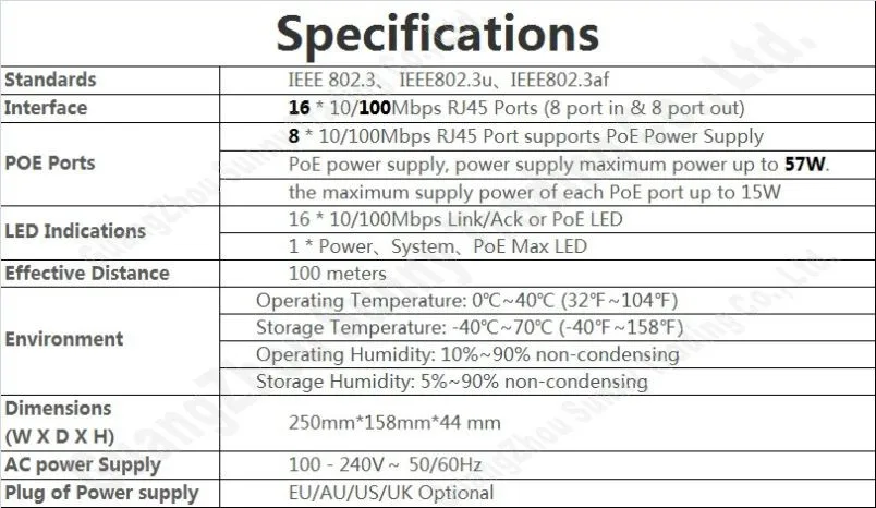 8*100 Мбит IEEE802.3af PoE корпус реле станции реле коробка PoE Мощность реле костюм для всех видов poe камера или AP, подключи и работай