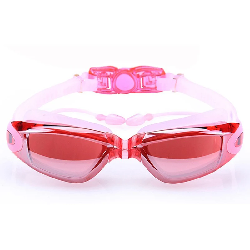 Очки для плавания ming с затычкой для ушей, профессиональные очки для плавания для взрослых мужчин и женщин, силиконовые очки для бассейна, противотуманные очки, затычка для ушей