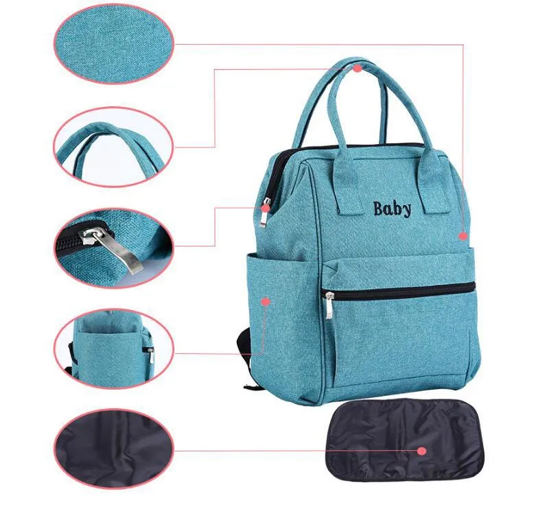 MOTOHOOD Travel Backpack Diaper Bag for Mom & Dad Nappy Tote Bag With Changing Pad Baby Bag Organizer Baby Diaper Backpack (3)