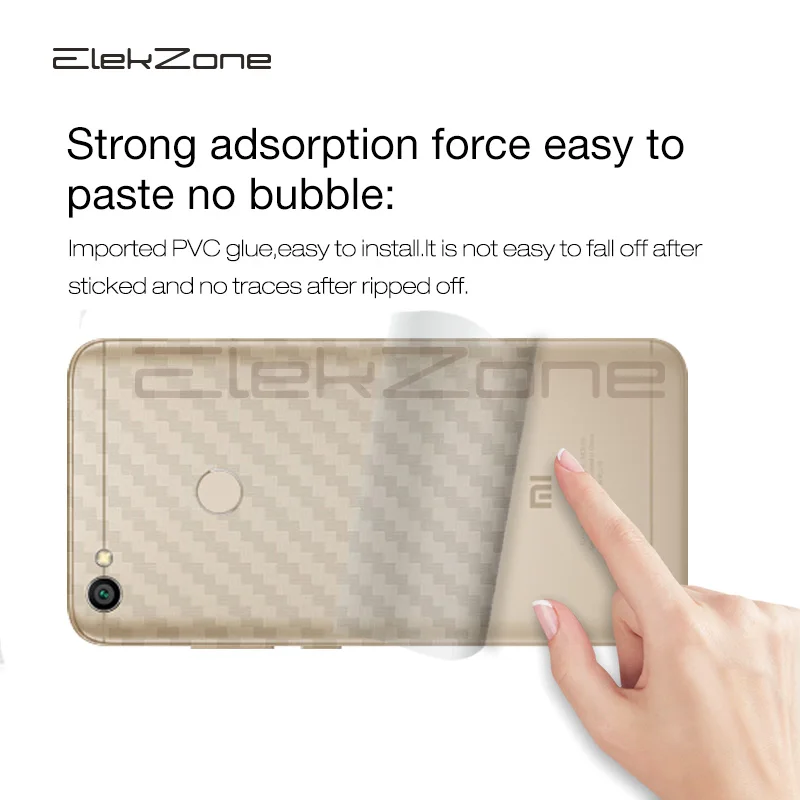 Carbon Back Film 3Pcs For Xiaomi Redmi 4X Note4X 4 6 Pro 5A Note5A Prime Cover Screen Protector For Redmi 5A 6Pro Carbon Fiber (4)