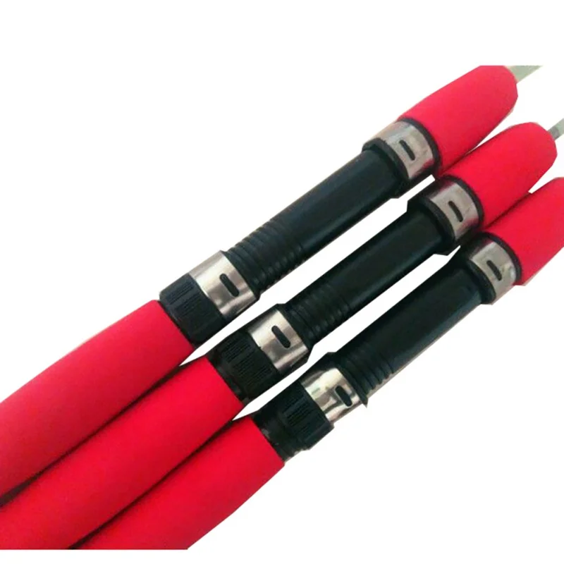 2018 الشتاء الصيد قضبان الجليد الصيد قضبان المحمولة الصيد بكرات 60-100 سنتيمتر الصيد قضيب كومبو الصب الصلبة الصلب قضيب البحر التشطيب