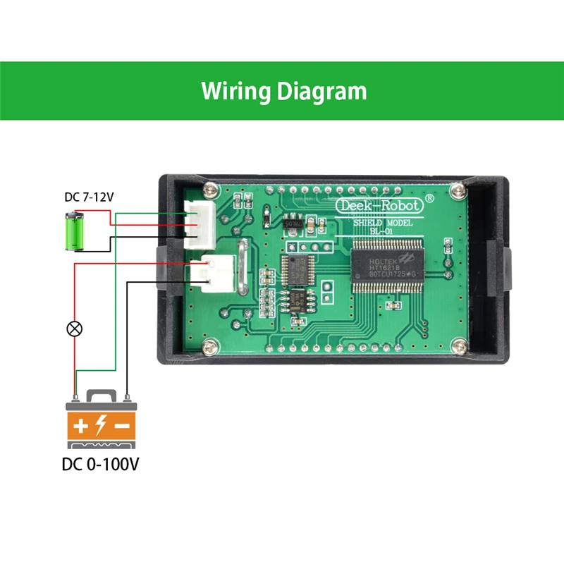 DC 0-100V 10A Цифровой вольтметр, амперметр, ваттметр ЖК-дисплей Дисплей Напряжение ток Мощность счетчик детектор напряжения регулятор