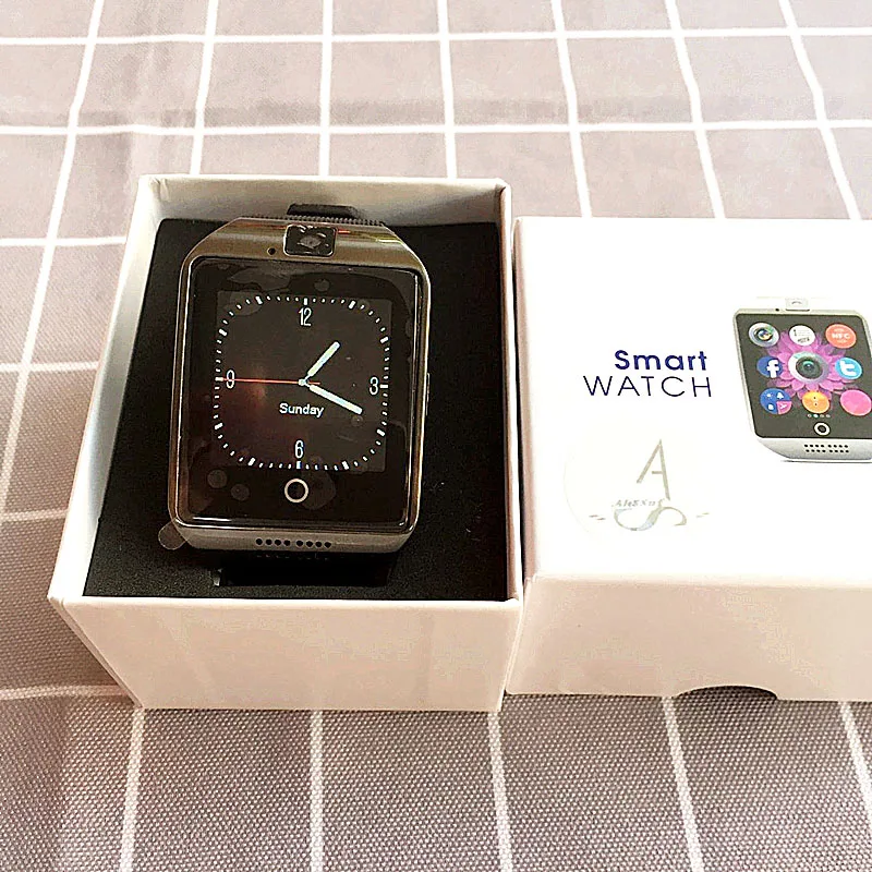 Ahssuf Smart Watch Hombre женщин сим карты вызова Twitter bluetooth музыку Камера часы спортивные