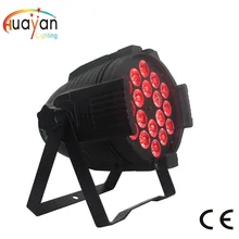 6X много RGBAW 18*10 Вт супер яркий светодиодный Par свет, Panta par, DMX RGBAW светодиодный номинальной света
