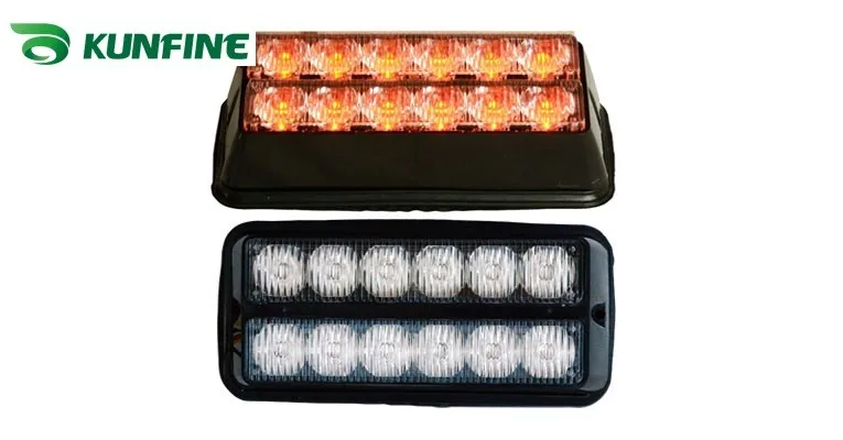 

New Arrival 100% water-proof LED strobe light 12*1W High Power LEDs Traffic Advisors light With flash Patterns KF-L3005