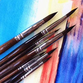 

7pcs High Grade Paint Brush Watercolor Painting Brush Set High Quality Paint Brushes for Art Supplies