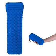 Только 460 г надувной матрас для отдыха на открытом воздухе спальный мешок коврик быстрое наполнение воздух Водонепроницаемый туристический коврик матрас с подушкой спальный коврик