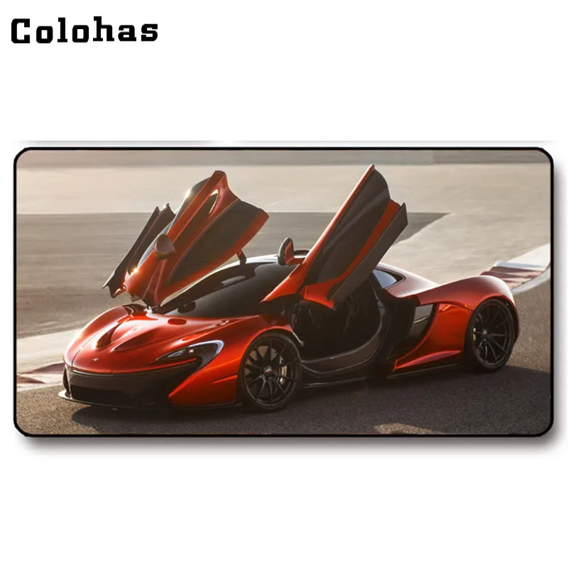 

Cool Sports Car Mice Pad Locking Edge Non-slip Mouse Mat Large Rubber Cloth Gaming Mouse Pad for HP Macbook Dell
