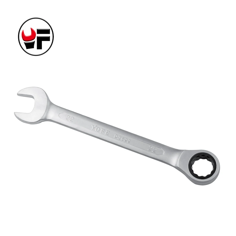 

YOFE 22mm Ratchet Spanner Combination wrench a set of keys ratchet skate tool gear ring wrench ratchet handle Chrome Vanadium