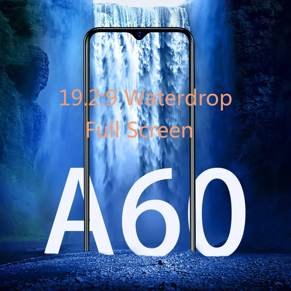 Blackview A60 Original New Smartphone 6.1 inch 19.2:9 Waterdrop HD Screen 1GB+16GB Android 8.1 4080mAh 5MP+13MP 3G Mobile Phone