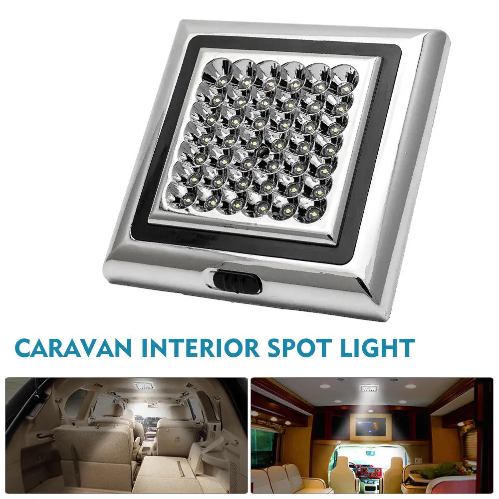 

Car caravan camping 42 LED Interior Roof Ceiling Interior Lamp Dome Light DC 12V Cabinet Lamp For Camper RV Trailer Boat Van