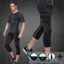 Для Мужчин's Фитнес Брюки для девочек Спорт удобные дышащие быстрой сушки плотно теленок-длина Брюки для девочек(не включает Рубашки для мальчиков