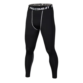 

Mens Brand Pants Slim Skinny Casual Leggings Bodybuilding Fitness Men Compression Exercise Pants Men Tight Mens G yms Trousers