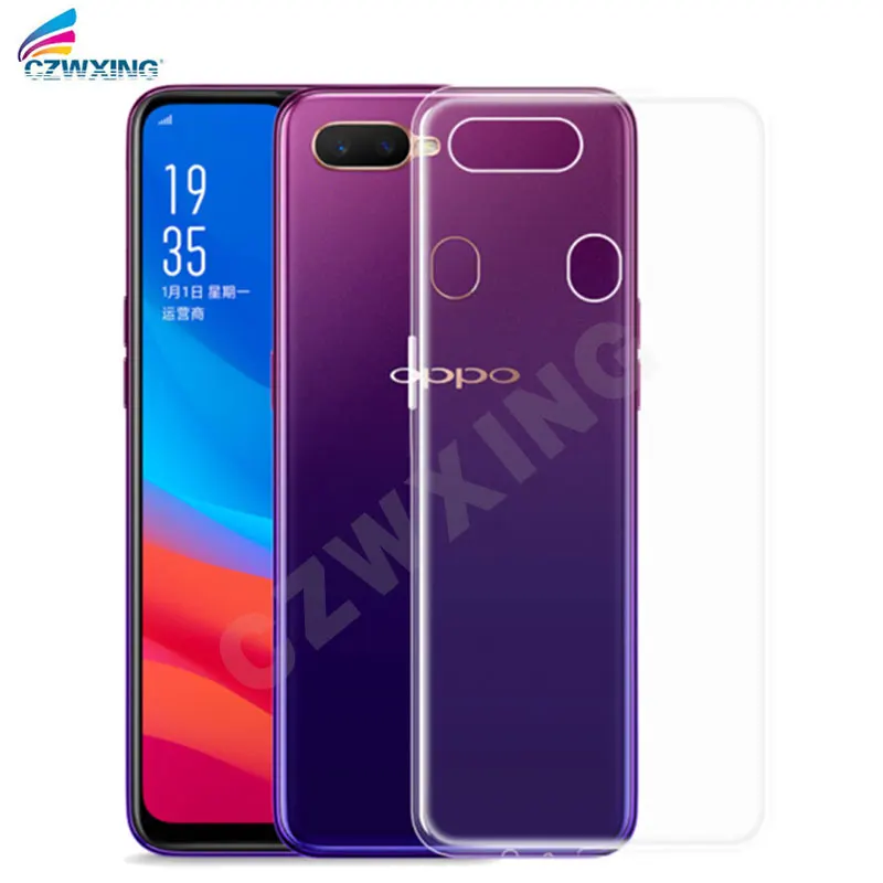 Чехол для OPPO A7 чехол силиконовый прозрачный из ТПУ телефона A 7 OPPOA7 CPH1901 задняя