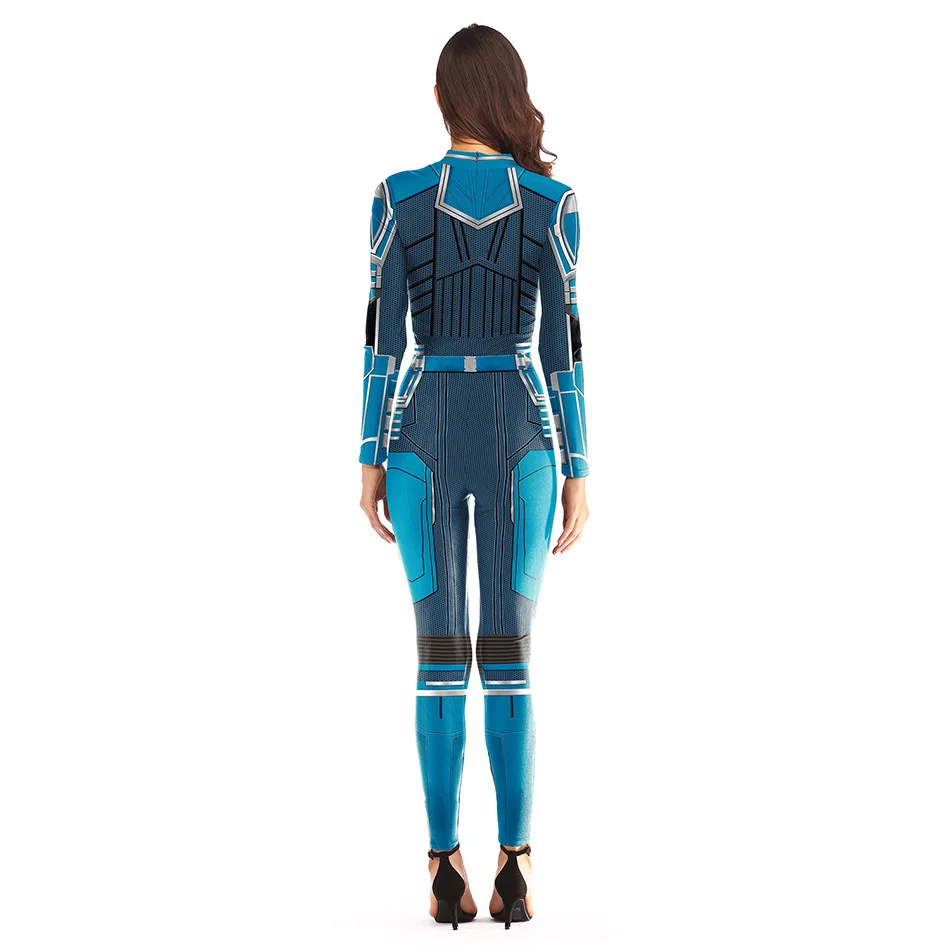 Marvel Heroes Avengers Endgame 4 COS Costume Adult surprise captain jumpsuit cosplay tights anime Costume