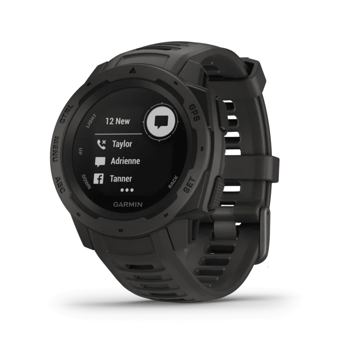 Garmin Instinct прочные gps-часы с ГЛОНАСС пульсом и барометрическим высотометром