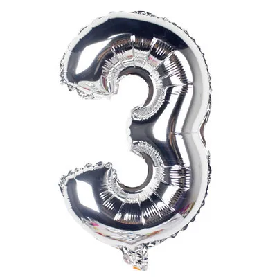 40 inch Numbers Helium Foil Balloons Birthday Number Balloons for