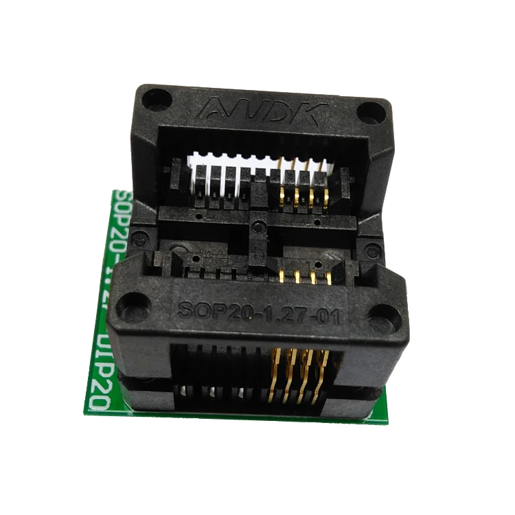 Sop8 Soic8 So8 Programming Socket Pin Pitch 1 27mm Ic Body Width