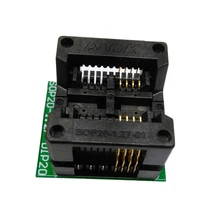Prise de programmation SOP8 SOIC8 SO8, pas de broche 1.27mm, corps IC largeur 5.4mm 209mil, adaptateur de prise de Test programmeur