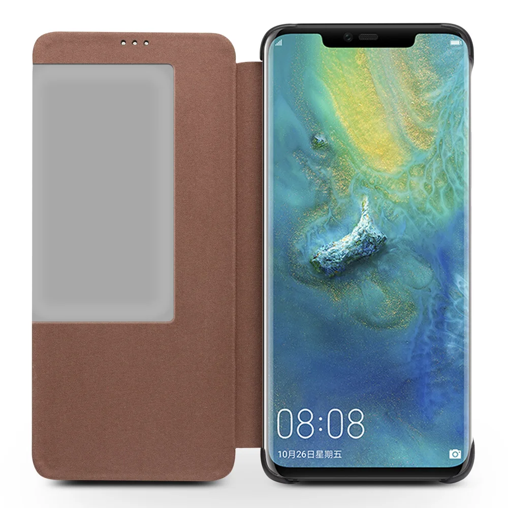 QIALINO стильный тонкий чехол из натуральной кожи для huawei mate 20 Pro роскошный флип