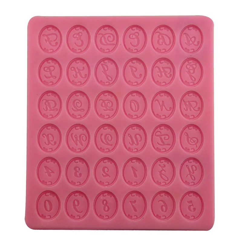 letter number silicone cake chocolate