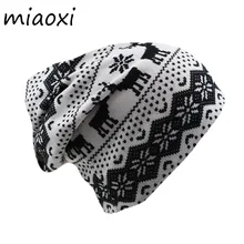 Miaoxi, высокое качество, для девочек, шапка, шарф, женская модная шапка, шапочки, Skullies, Цветочный, для взрослых, леди, Gorros, вязаная, зимняя, женская шапка, s, распродажа