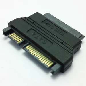 

10pcs/lot CY 7+9 SSD 1.8" Micro SATA to 2.5" 7+15 22P SATA adapter