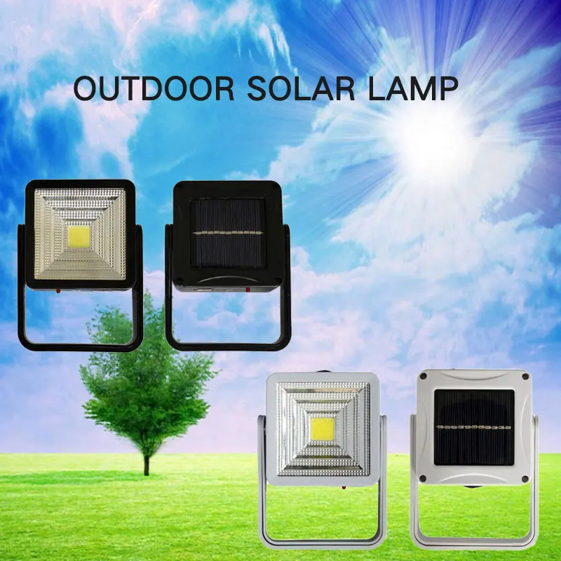 

5W Portable Solar Powered Emergency Lights LED Rechargeable Bulb Light Outdoor Camping Yard Lamp