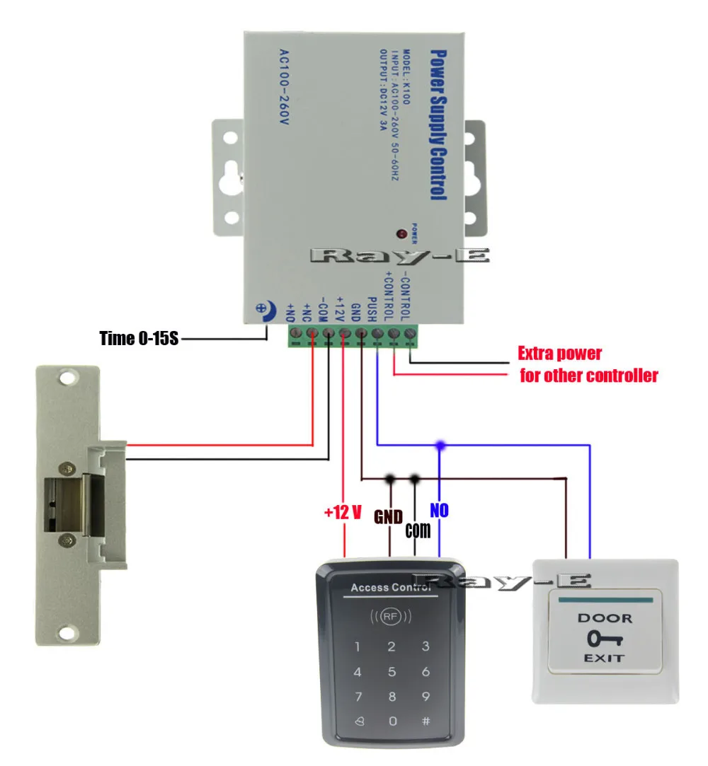 Elektrischer Turoffner Schaltplan - Wiring Diagram