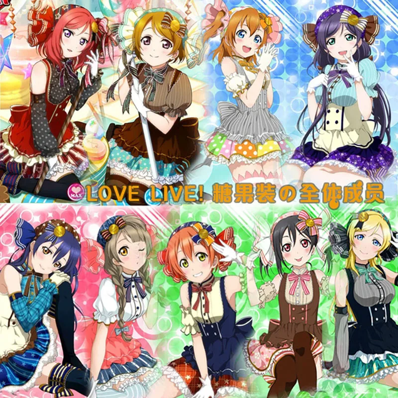 Аниме Love Live Костюм принцессы Tojo Umi Koroti Eli Nico Rin Honoka Платья для костюмированной