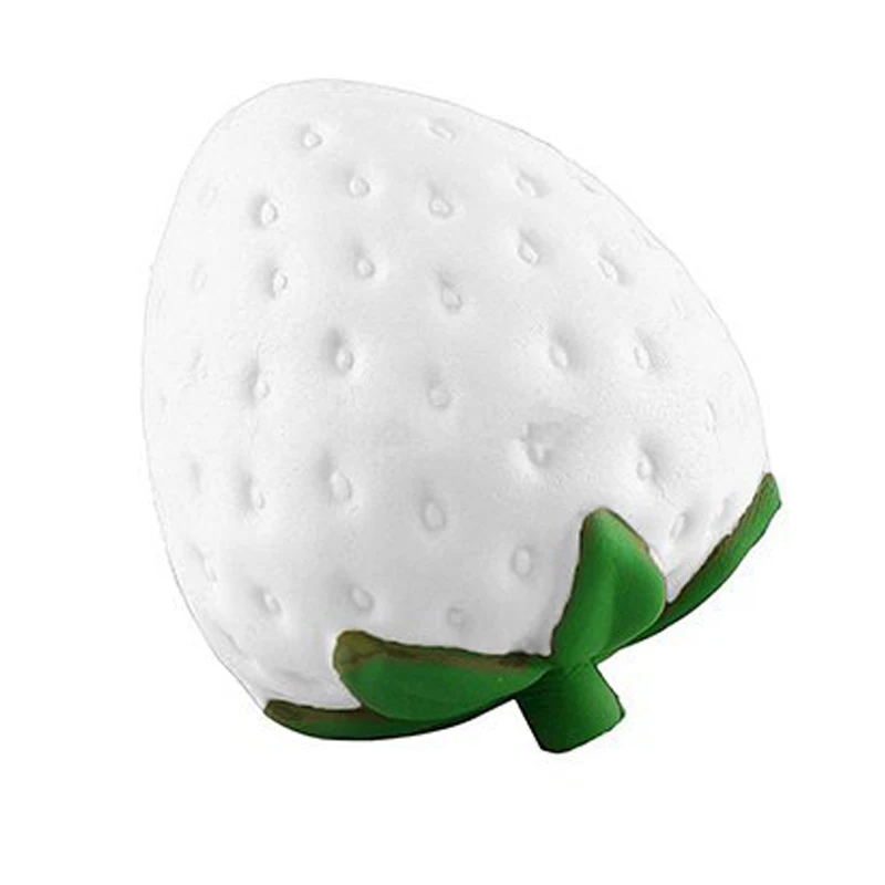 

HOT SALE Strawberry Slow Rising Squishy Toy Cell Phone Charms Pendant Strap Small (White)