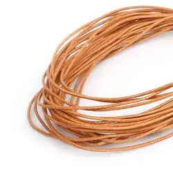 Диаметр 1/1. 5/2/3 мм 5 м коричневый кожаный шнур круглый стринги веревка строка для DIY Изготовление браслета ожерелья ручной работы