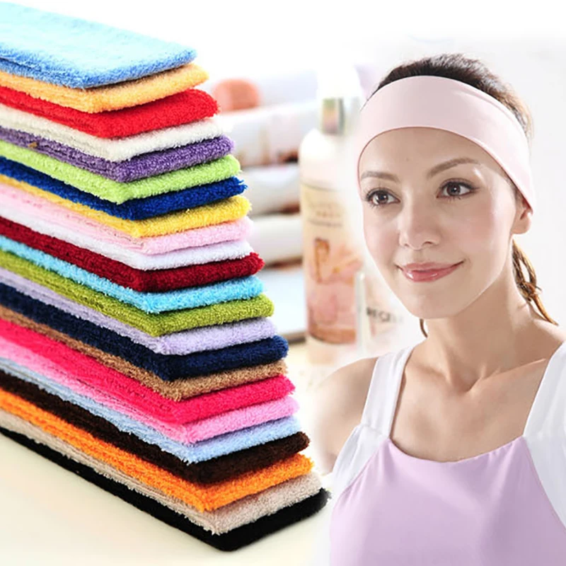 

High Quality Yoga Hair Bands Sport Elastic Headbands 1PC Sports Yoga Accessory Dance Biker Wide Headband Stretch Ribbon
