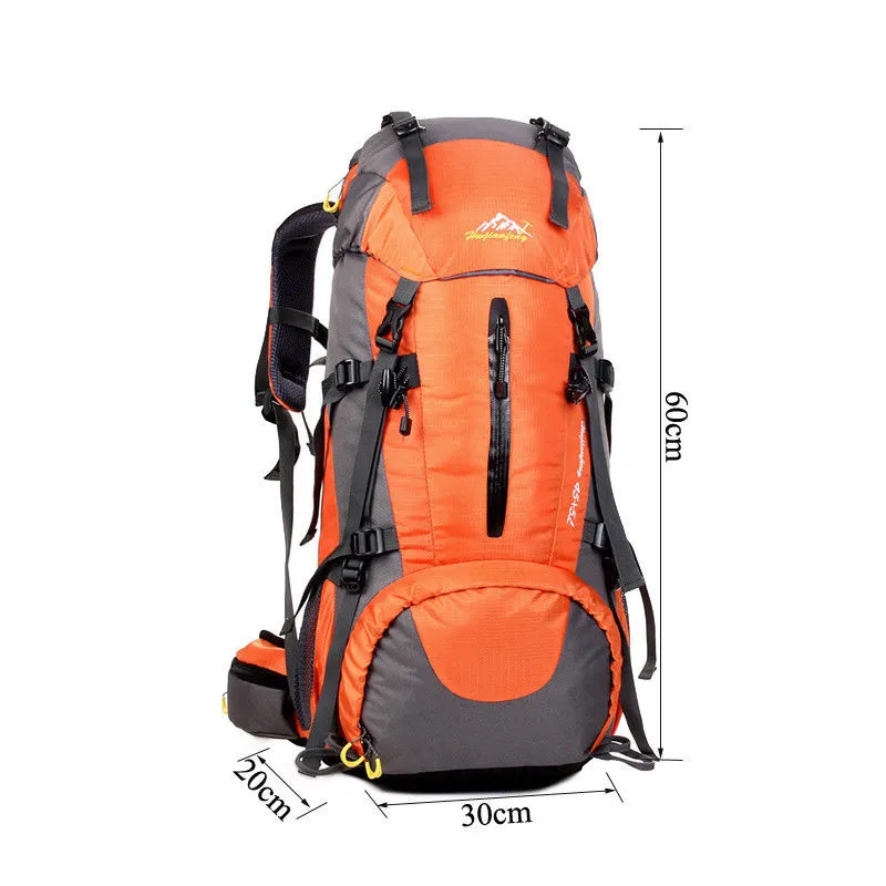 50L походный рюкзак дождевик водонепроницаемая дорожная сумка для кемпинга