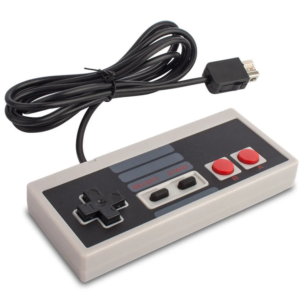 For NS Game Controller Gamepad Joystick with 1 8m Extend Cable for Nintendo NES Classic Edition