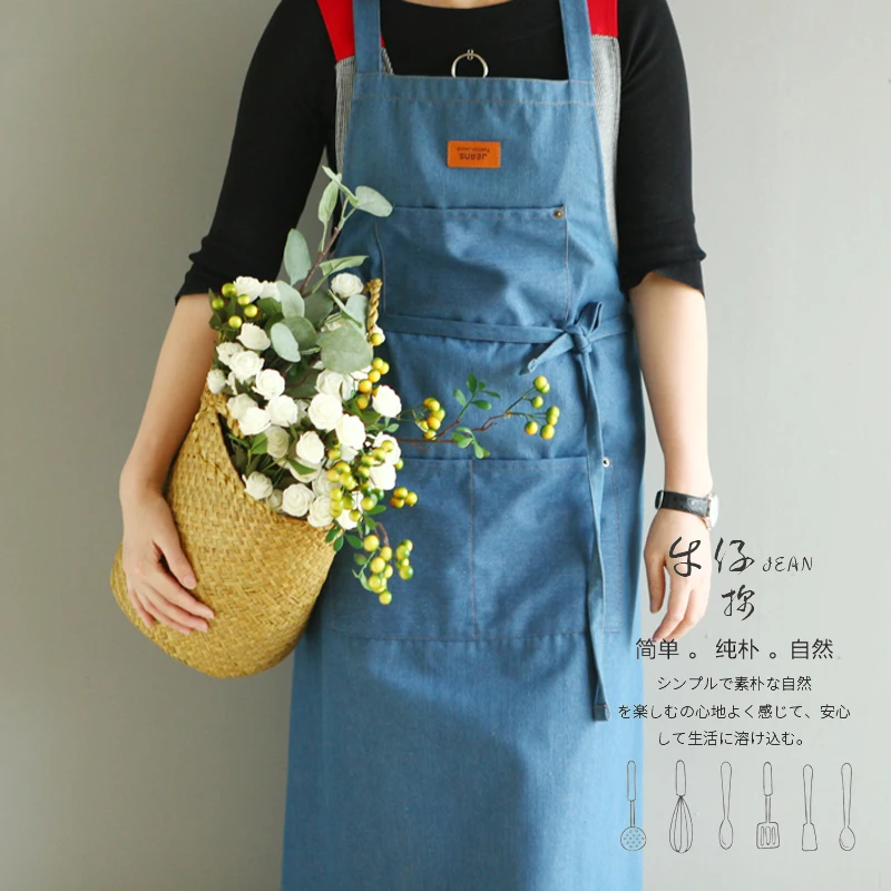 

Mother and Child Apron Women's Cooking Baking Apron with Pockets Mommy Great Xmas Gift for Wife Ladies Kid Daughters uniform