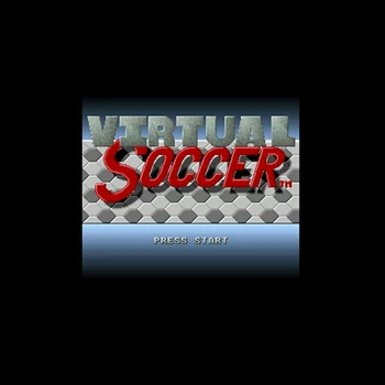 

Virtual Soccer 16 bit Big Gray Game Card For NTSC Game Player Drop Shipping