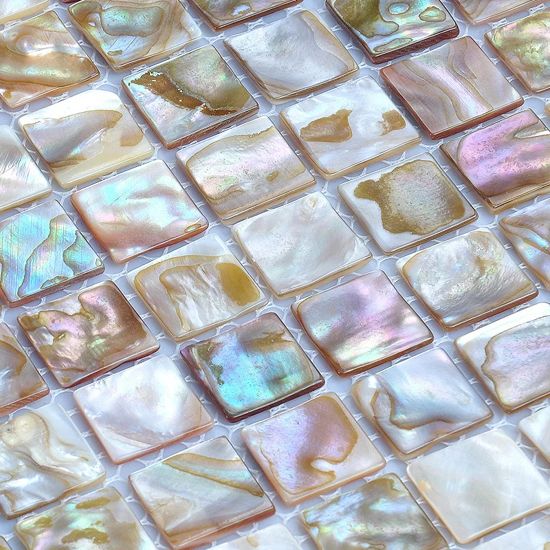 Mosaics Iridescent Finish Mother Of Pearl Tile Bathroom Wall Design Mosaics Iridescent Finish Mother Of Pearl Tile Bathroom Wall Design Mirror Shell Tub Countertop Kitchen Backsplash Decor Tiles On Aliexpress Alibaba