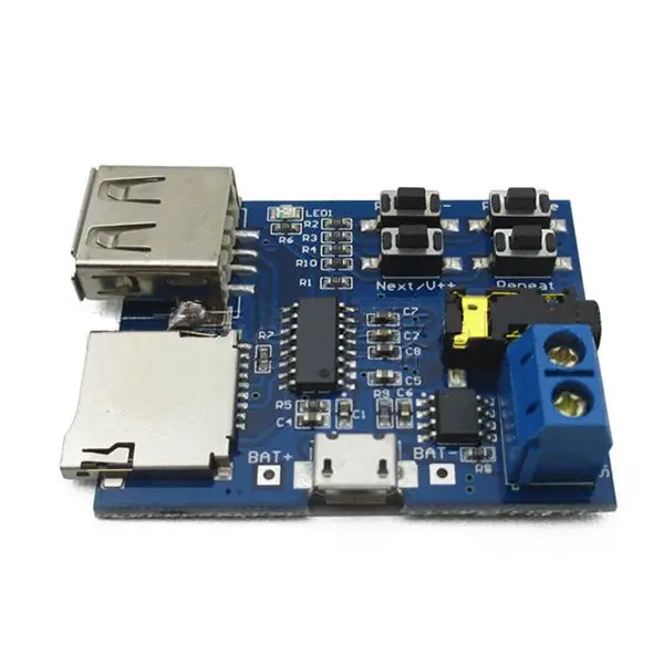 

Mp3 lossless decoder board comes with amplifier mp3 decoder TF card U disk decoder player