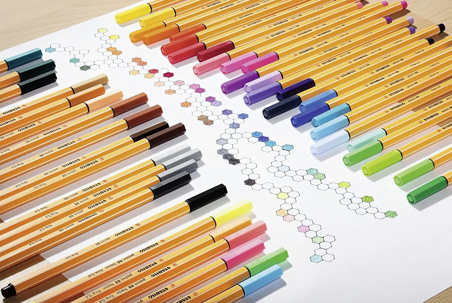 Stabilo Point 88 набор ручек кошелек набор микрон лайнер волоконные ручки Эскиз Маркер Цветные Рисование манга школьные товары для рукоделия