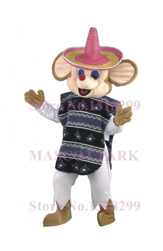 面白いメキシコマウスマスコット大人の衣装 マントパターンランダムに派遣 テーマ漫画ラットマスコット仮装カーニバル Costume Mascot Adult Cartoon Adultrat Mascot Costume Aliexpress