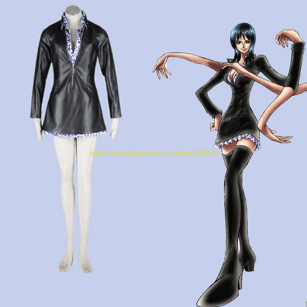 ONE PIECE Nico Robin Miss Allsunday Cosplay Costume Japanese Anime ...