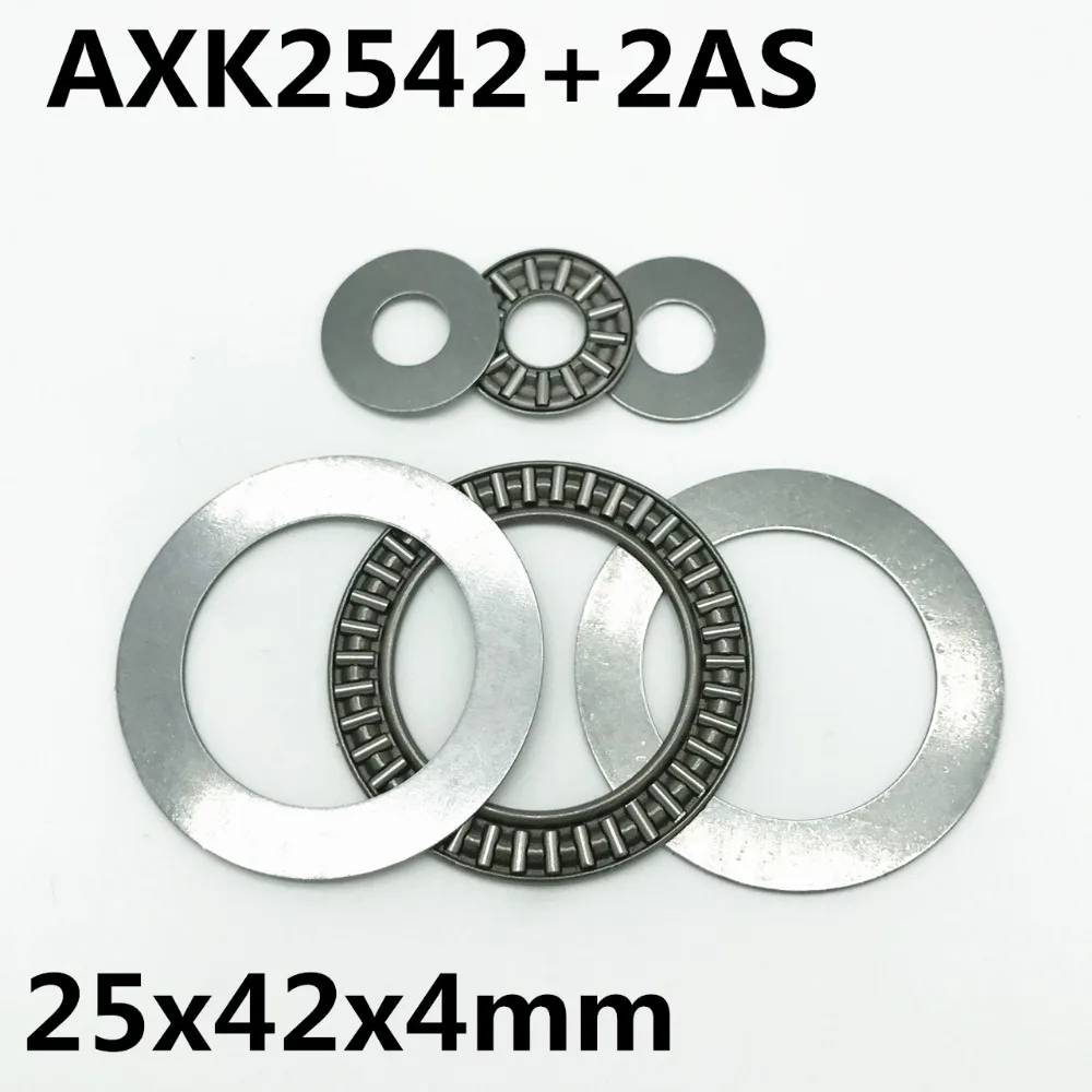 

2 шт. AXK2542 + 2AS Упорный игольчатый роликовый подшипник 25x42x2 мм упорный подшипник абсолютно новый высококачественный